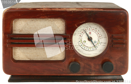 Image of Old Wooden Radio