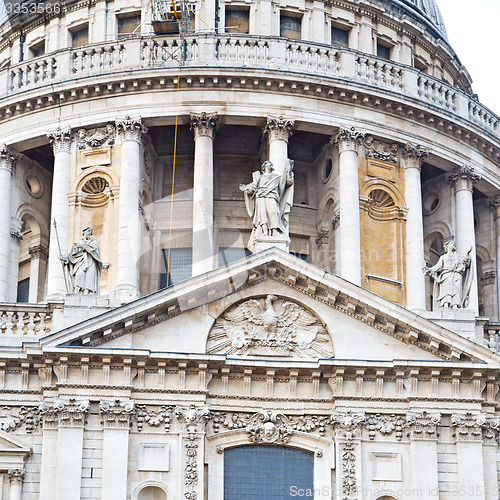 Image of st paul cathedral in london england old construction and religio