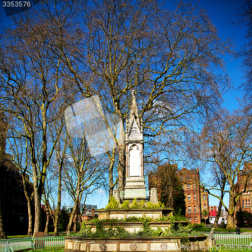 Image of in cemetery     england europe old construction and    history