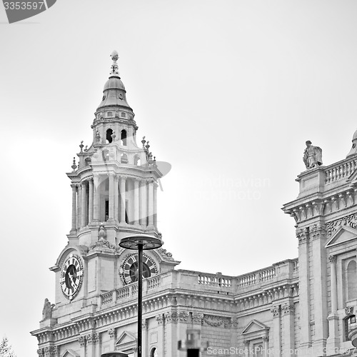 Image of st paul cathedral in london england old construction and religio