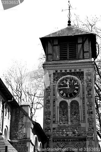 Image of in cemetery  england europe old construction and    history