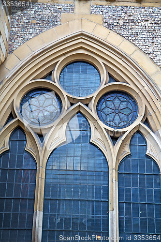 Image of door southwark  in london england old  and religion