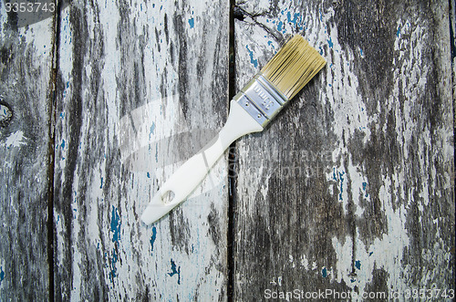 Image of One paintbrush