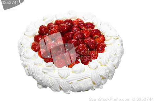 Image of Creamy strawberry cake