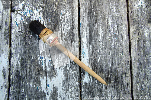Image of Used paintbrush