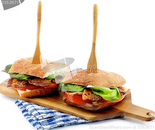 Image of Ciabatta Bacon Sandwiches