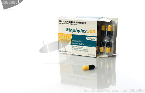 Image of Antibiotic medication Staphylex 500