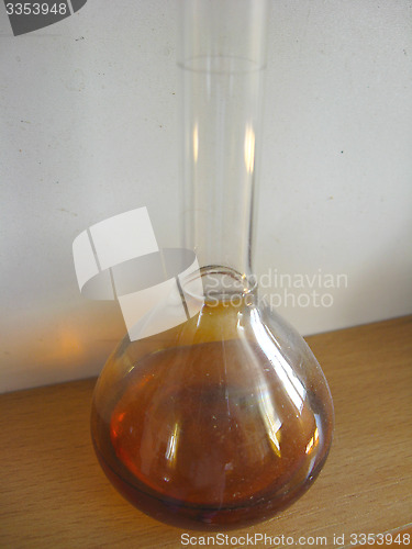 Image of sample of oil in a flask