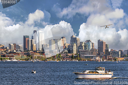 Image of Seattle Skyline from Lake Union