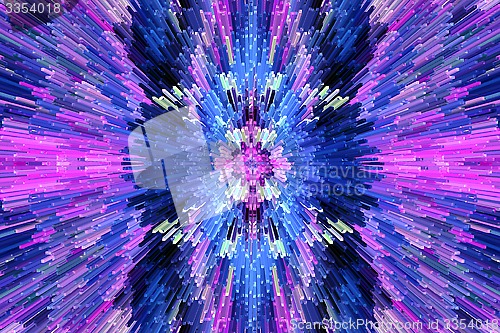 Image of very bright and motley abstraction