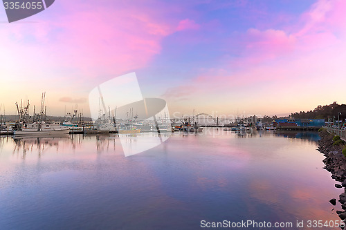 Image of Newport Oregon Sunset