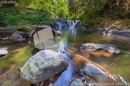 Image of Waterfall at Sweet Creek Falls Trail