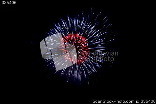 Image of Fireworks Lighting up the Sky