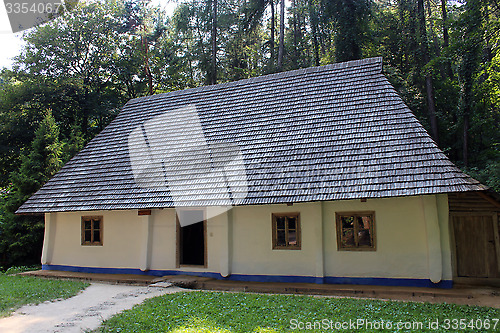 Image of old rural house in Carpathian region