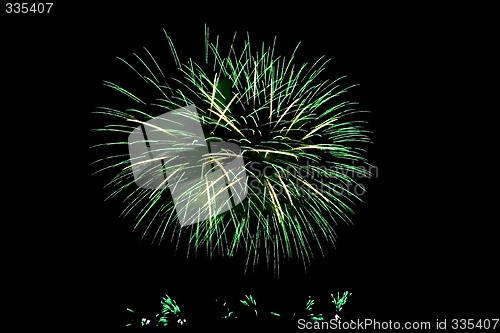 Image of Fireworks Lighting up the Sky