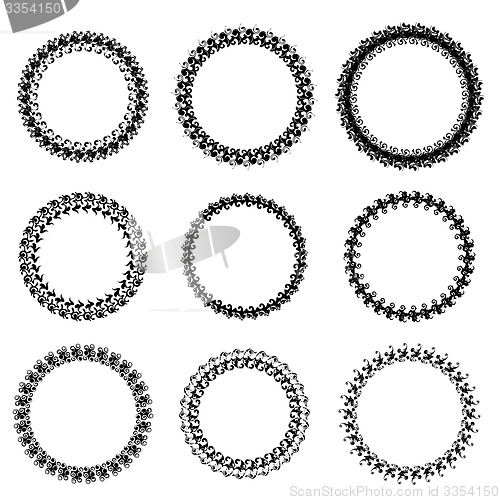 Image of Decorative Circle Frames