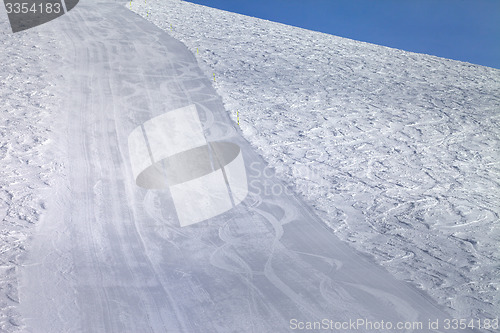 Image of Empty ski slope