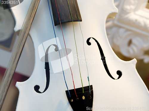 Image of White violin
