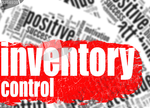 Image of Word cloud inventory control