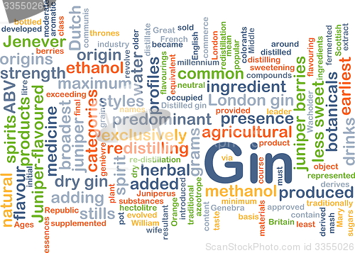Image of Gin background concept