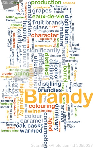 Image of Brandy background concept