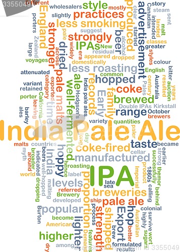 Image of Indian pale ale IPA background concept