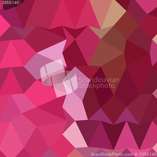 Image of Brilliant Rose Pink Abstract Low Polygon Background