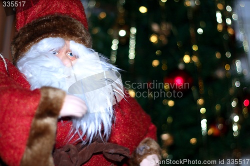 Image of Santa  & a tree