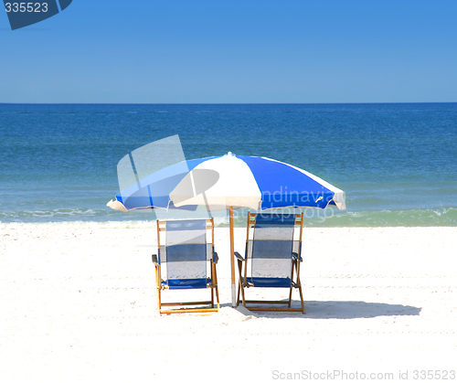 Image of Chairs on the beach