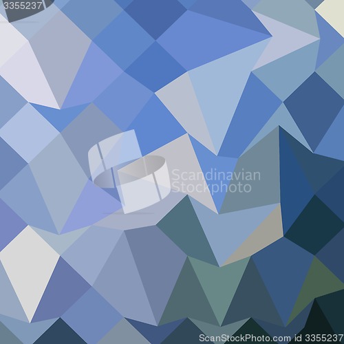 Image of Carolina Blue Abstract Low Polygon Background