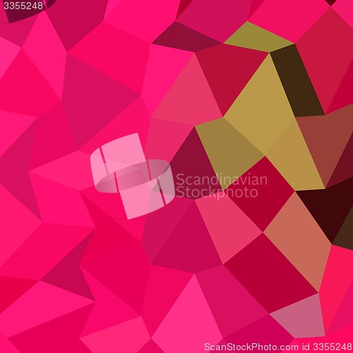 Image of American Rose Abstract Low Polygon Background