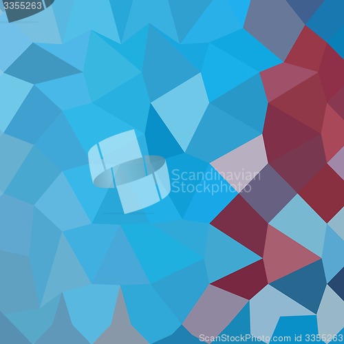 Image of Cerulean Frost Blue Abstract Low Polygon Background