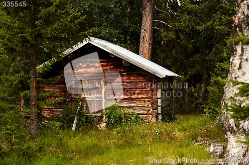 Image of timber lodge