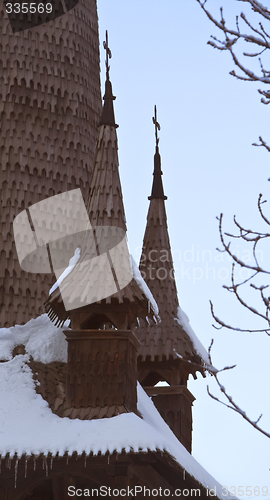 Image of Church wooden roof