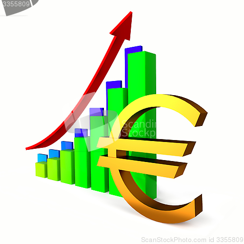 Image of Euro business chart bar 