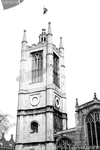Image of   westminster  cathedral in london england old  construction and