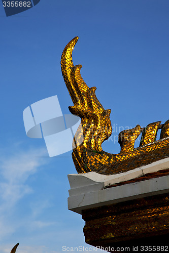 Image of bangkok in the temple  thailand abstract dragon