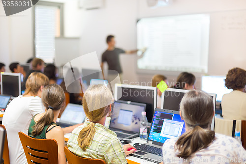 Image of Informatics workshop at university.