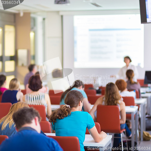 Image of Lecture at university.