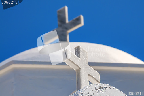 Image of Cross on Santorini
