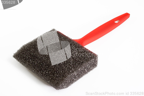 Image of Black foam paint brush