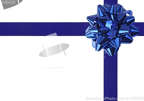Image of Blue Gift wrapping
