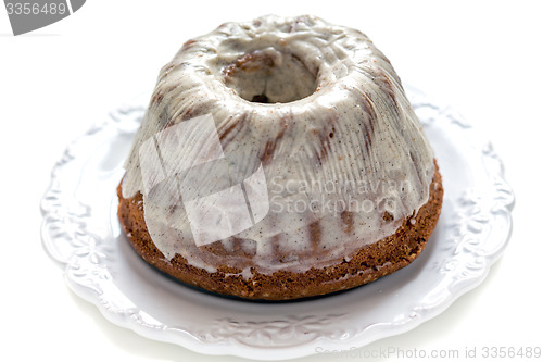 Image of Cake with vanilla cream.