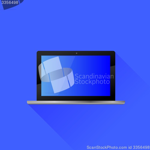 Image of Open Laptop