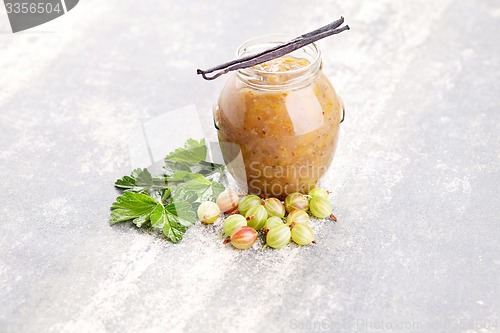 Image of gooseberry jam