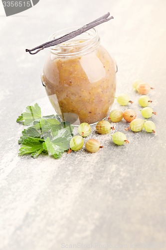 Image of gooseberry jam