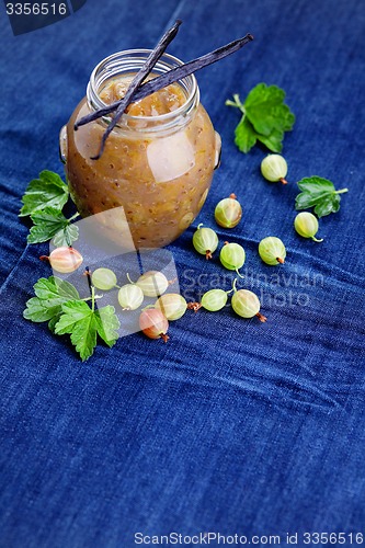 Image of gooseberry jam