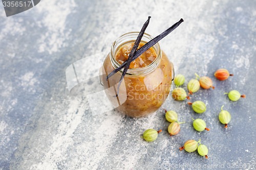 Image of gooseberry jam