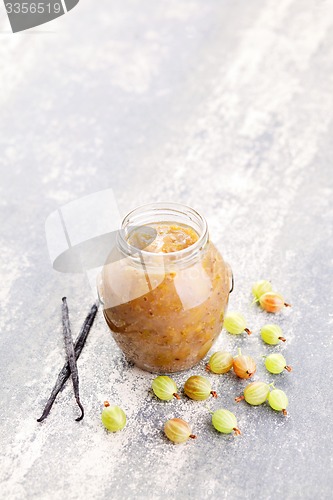 Image of gooseberry jam