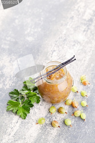 Image of gooseberry jam